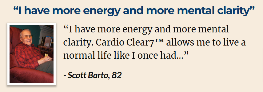 Cardio Clear 7-Customer Reviews