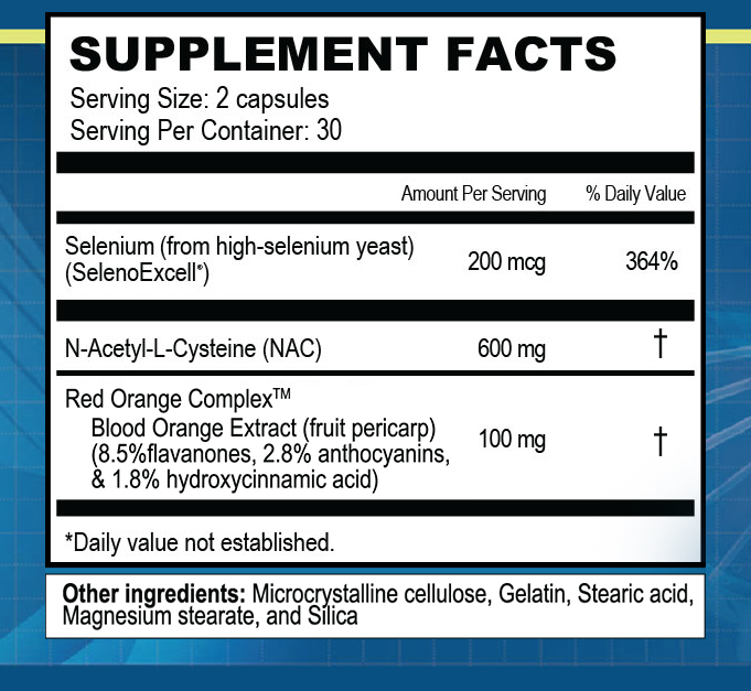 GRS Ultra Supplement Fact