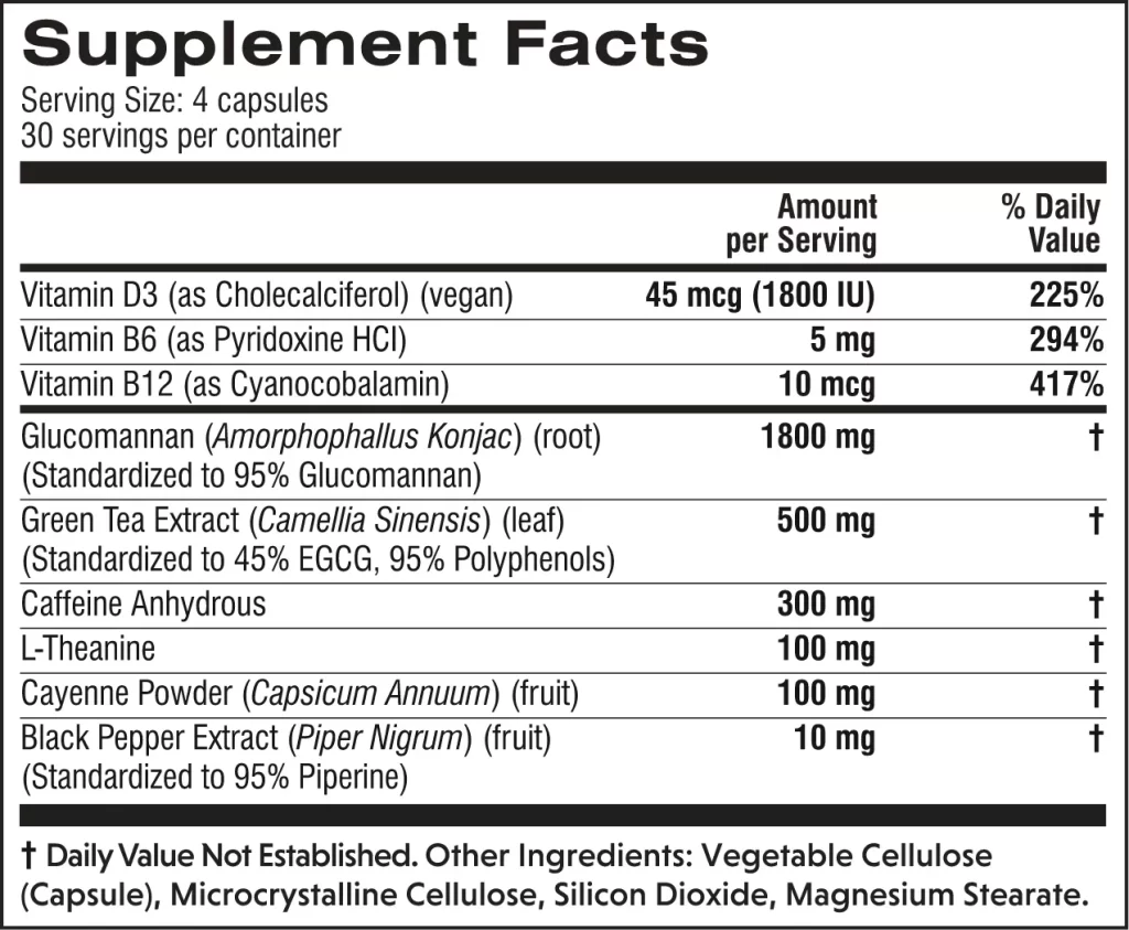 Instant Knockout Cut supplement-facts